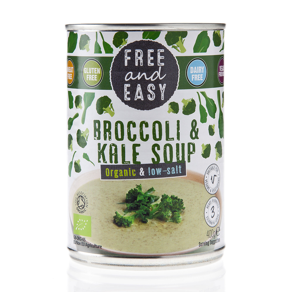Low Salt Broccoli & Kale Soup (Pack of 2)