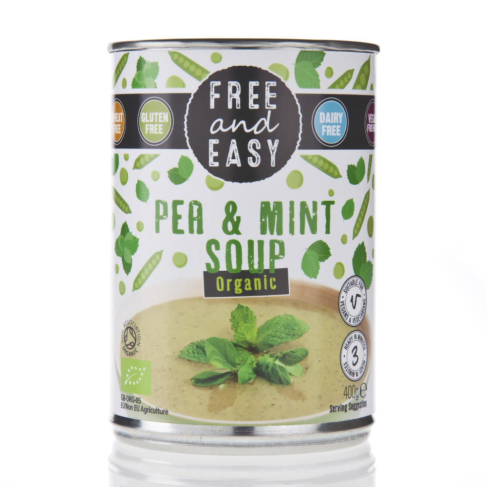 Organic Pea and Mint Soup (Pack of 2)