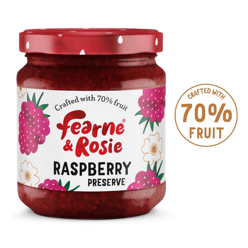Raspberry Jam 70% Fruit 310g