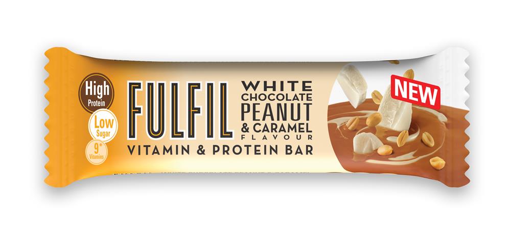 White Peanut and Caramel Bar (Pack of 15)