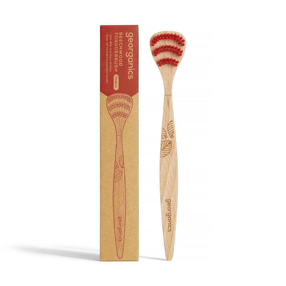 Beechwood Tongue Brush (Pack of 2)