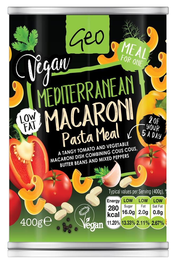 Cans -Mediterranean Pasta Meal