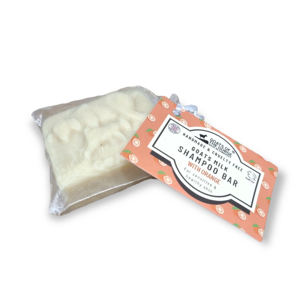 Goats milk shampoo bar- Orange