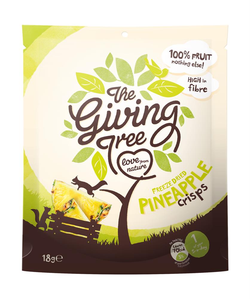 Freeze Dried Pineapple Crisps 18g