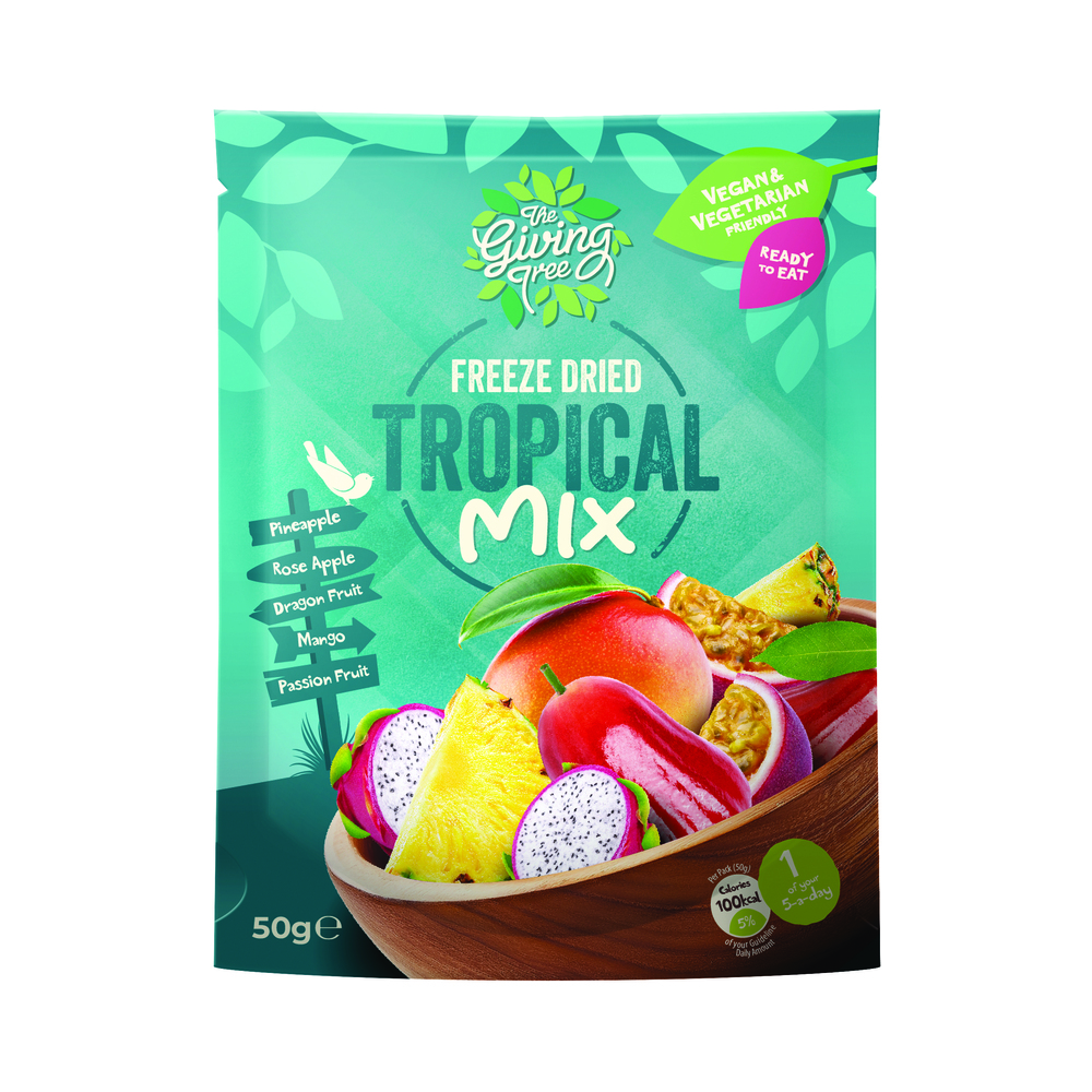 Freeze Dried Tropical Mix Fruit 50g