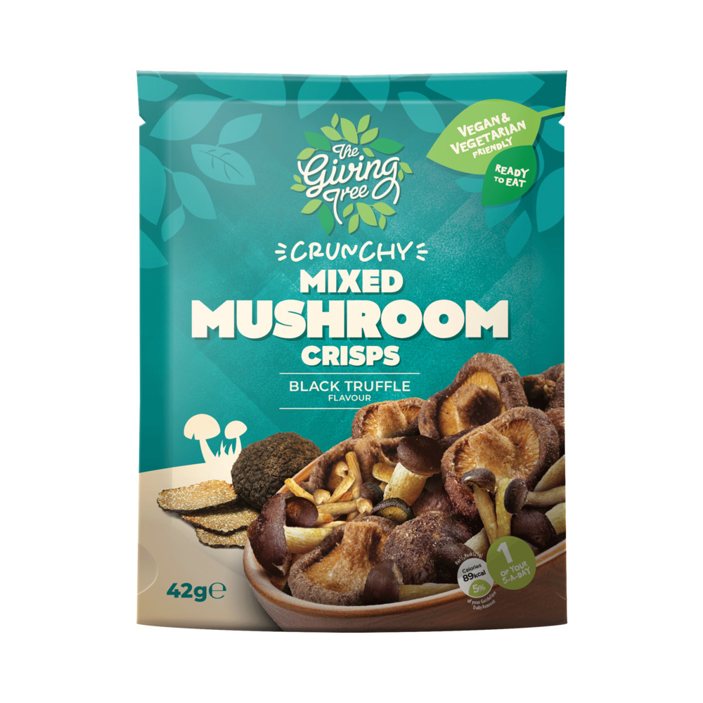 Vacuum Fried Mixed Mushroom With Black Truffle 42g
