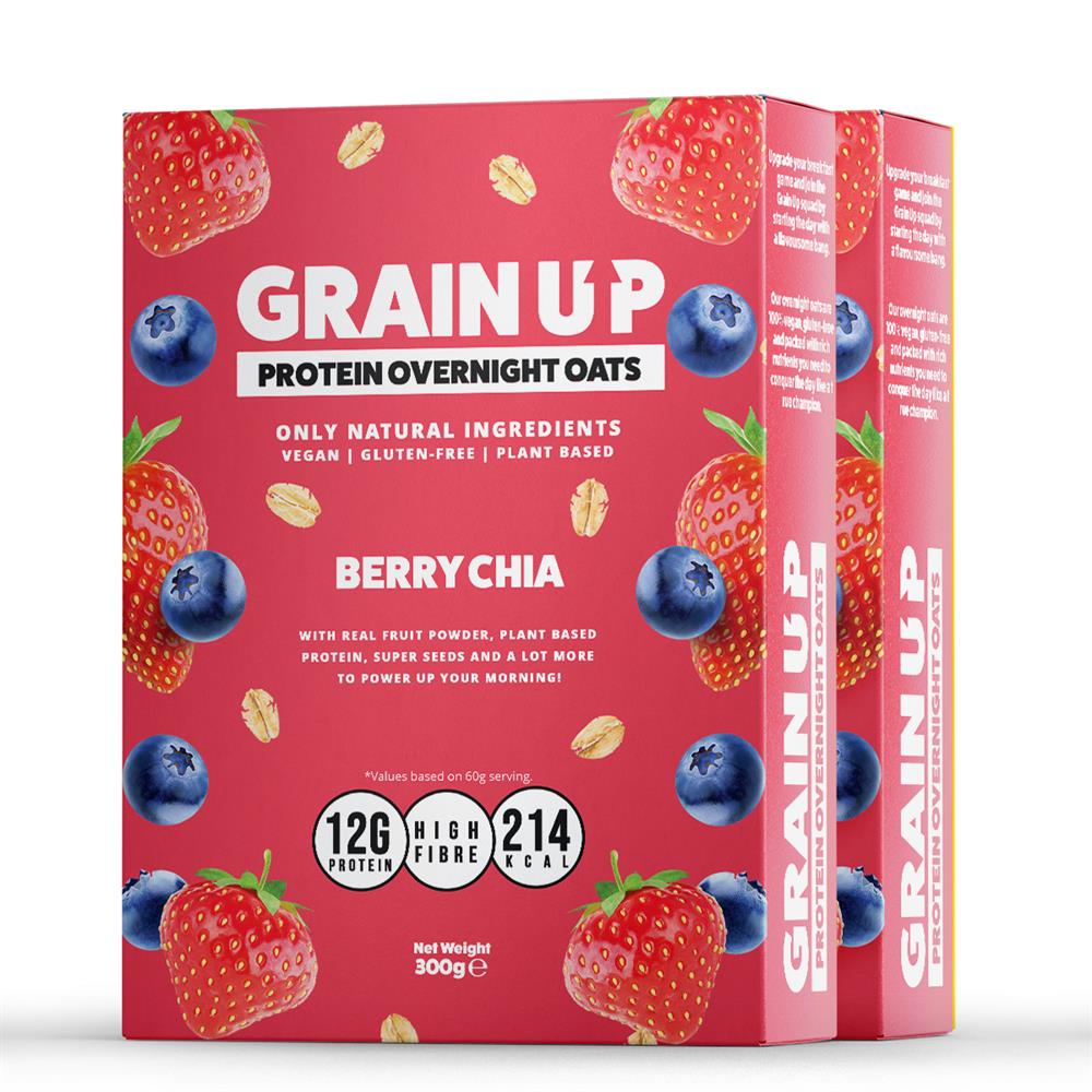 Grain UP Overnight Oats - Berry Chia 300g