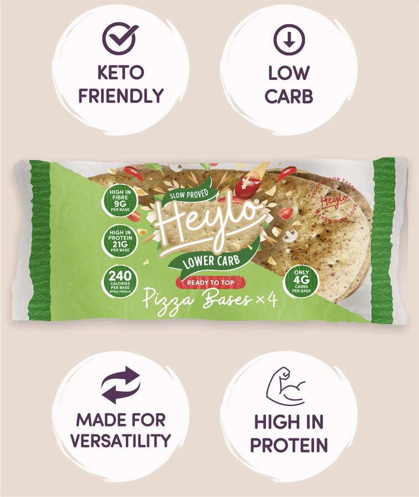 Low-Carb Pizza Bases 4 x 70g