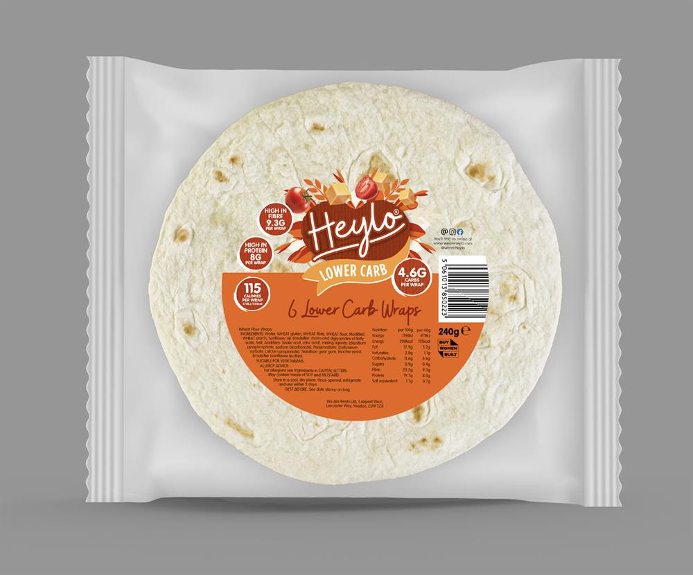 Low-Carb Wraps Pack of 6 x 40g