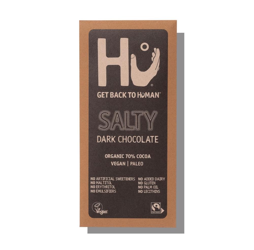 Salty Dark Chocolate Bar (Pack of 12)