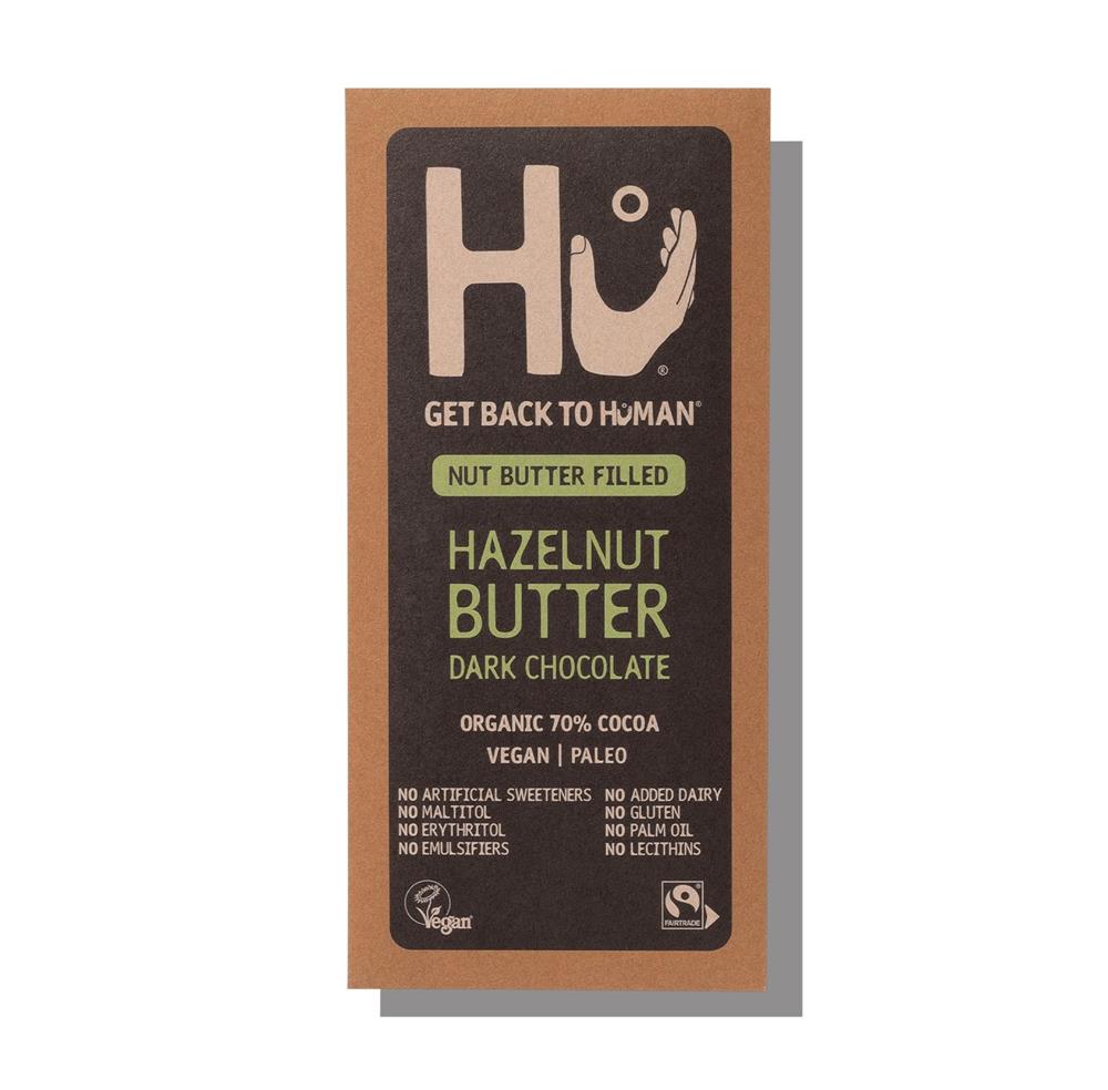 Hazelnut Dark Chocolate Bar (Pack of 12)