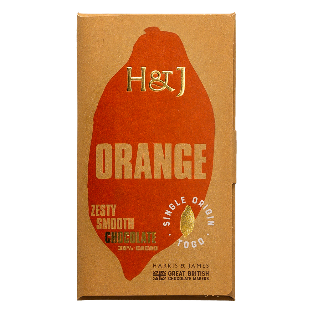 Orange Chocolate Bar (Pack of 2)