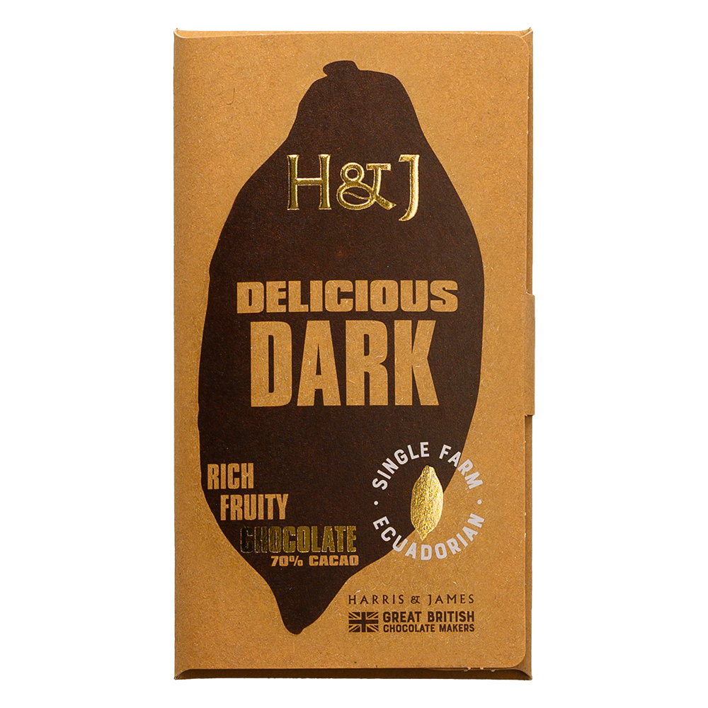 Delicious Dark Chocolate Bar (Pack of 2)