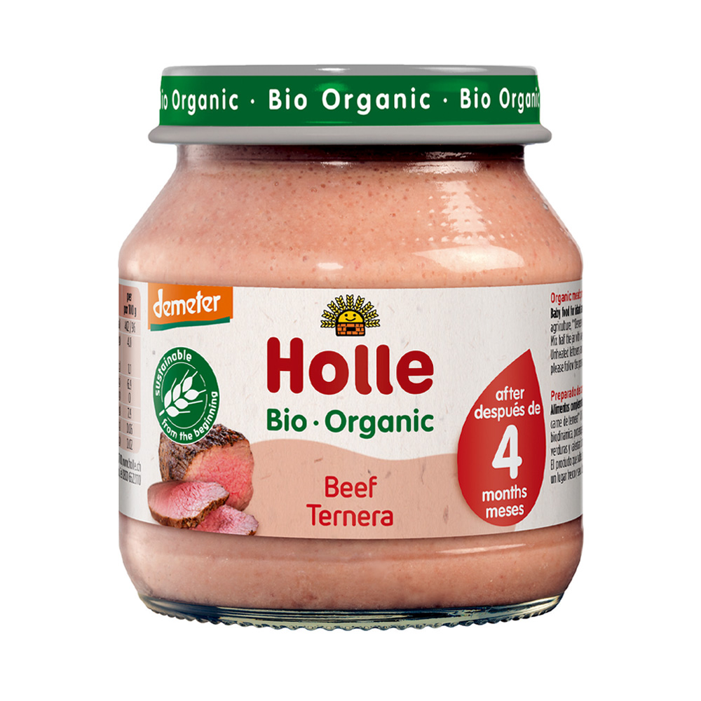 Organic Baby Food Beef 125g (Pack of 3)