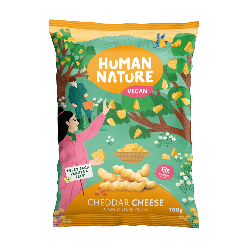 Cheddar Cheese Lentil Snack (Pack of 10)