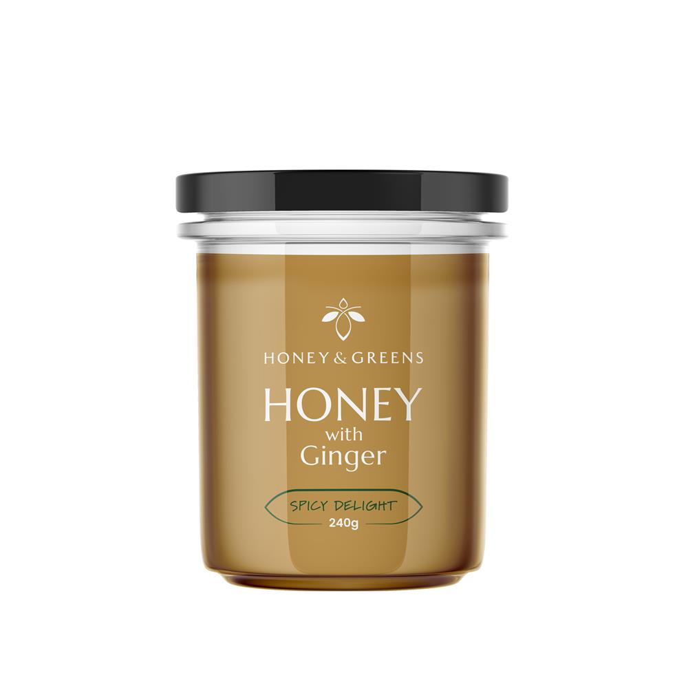 British Honey with Ginger 240g