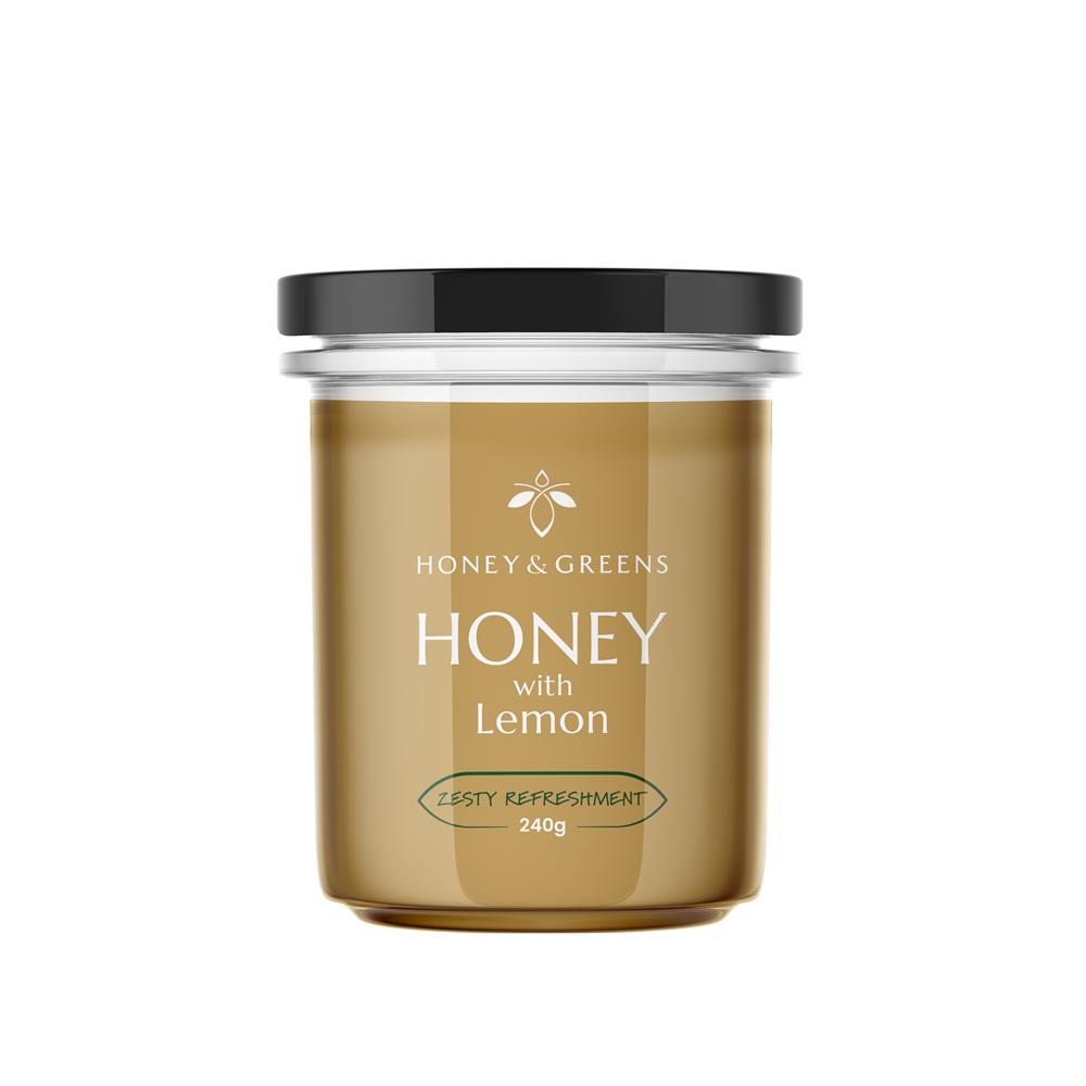 British Honey with Lemon 240g