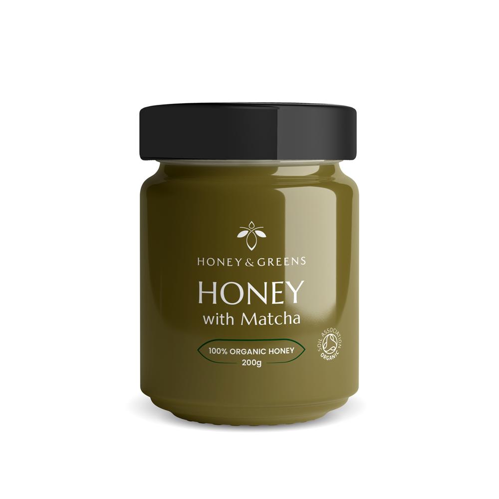 Honey with Organic Matcha