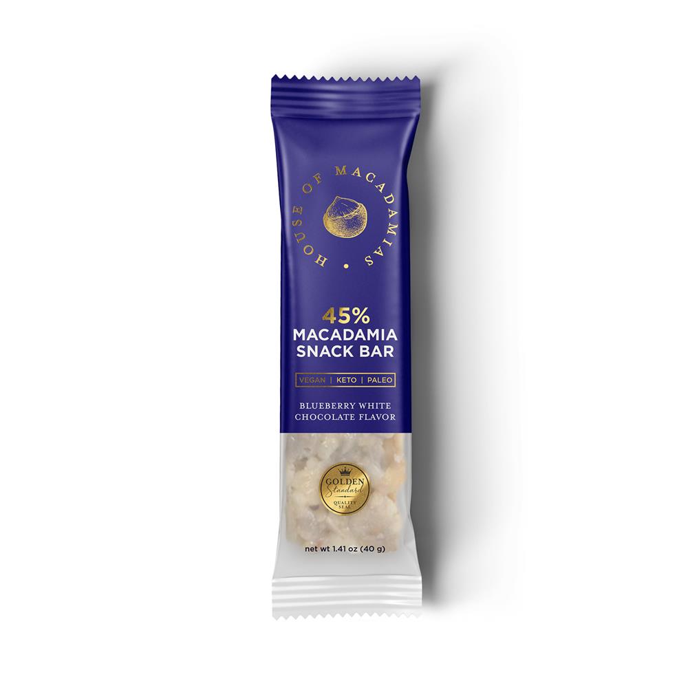 Snack Bar Blueberry White Cho