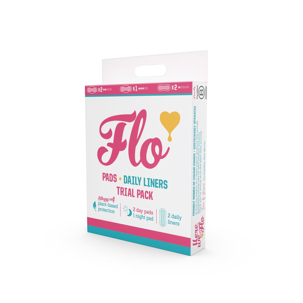 Flo Bamboo Pad To Go Pack
