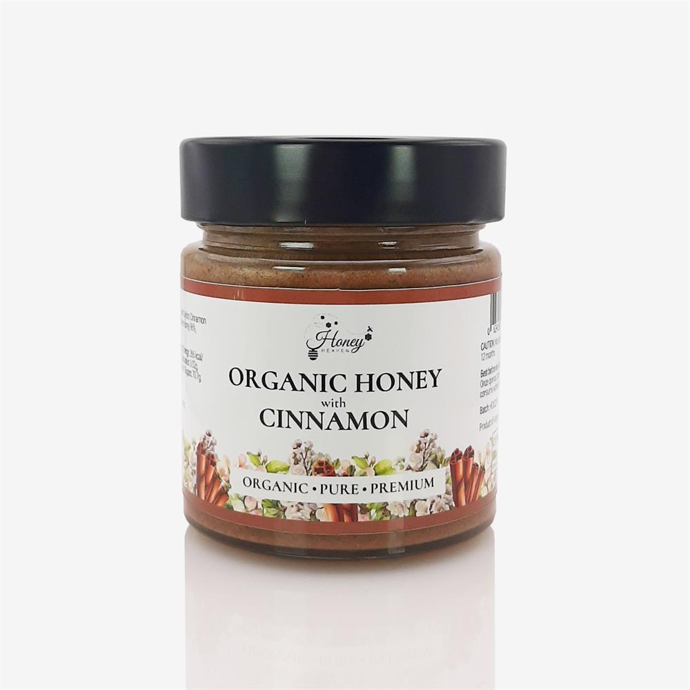 Organic Honey with Cinnamon 300g