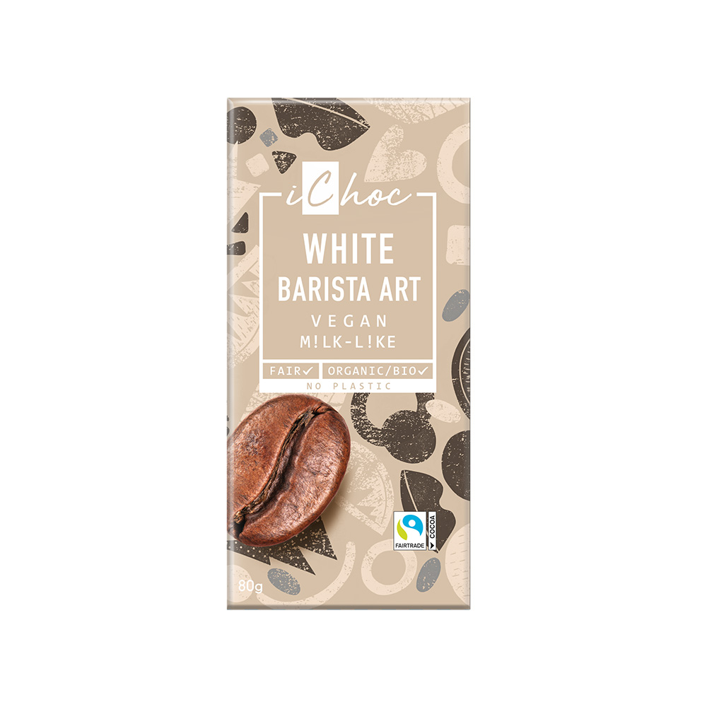 White Barista Art Chocolate