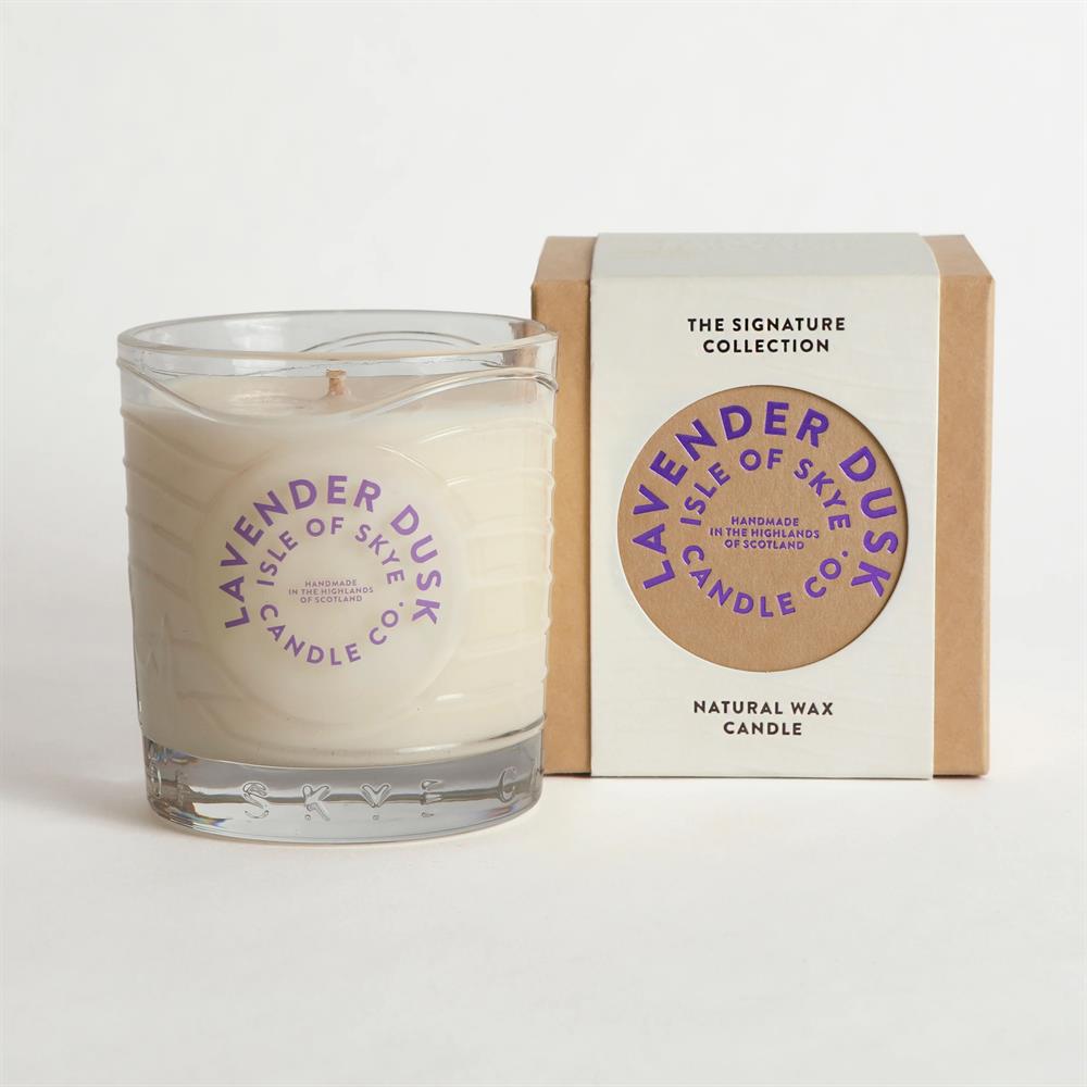Lavender Dusk Island Natural Wax Candle 9.1cm x 8.2cm x 8.2cm