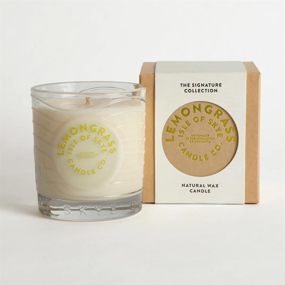 Lemongrass Island Natural Wax Candle 9.1cm x 8.2cm x 8.2cm