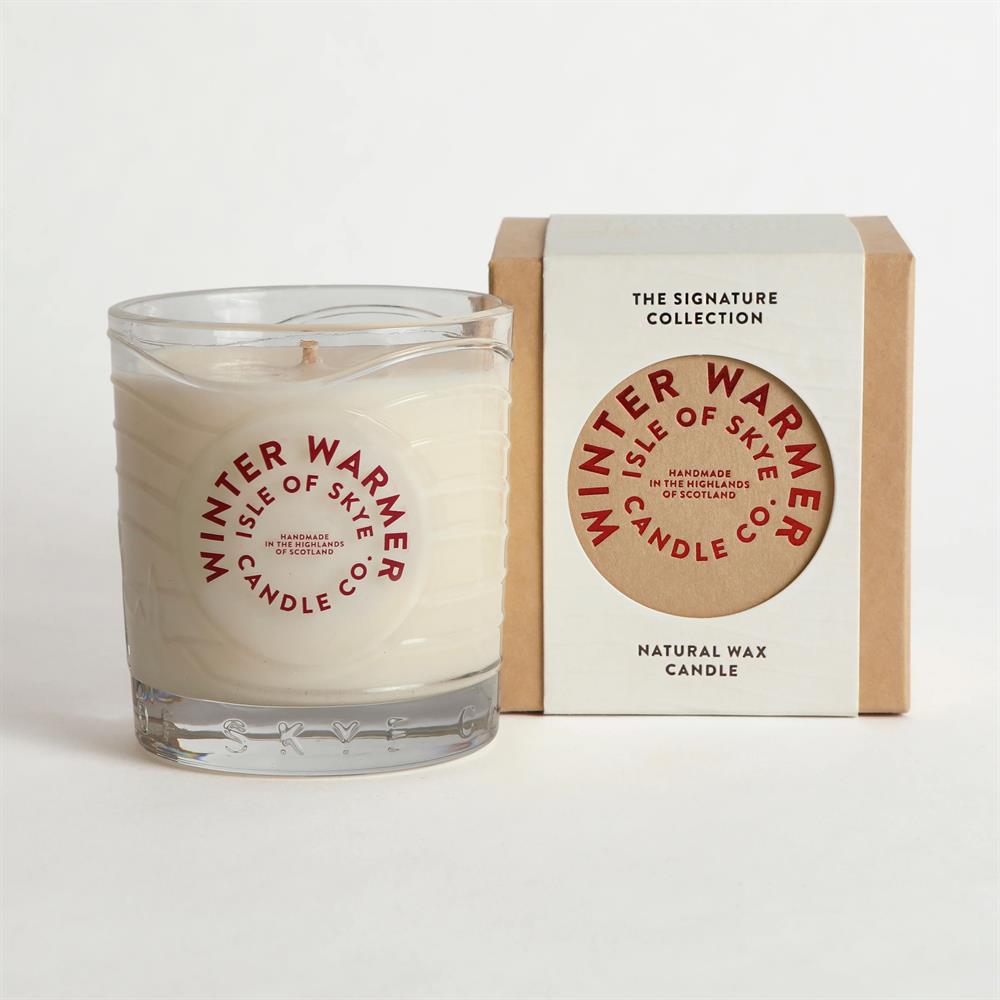 Winter Warmer Island Natural Wax Candle 9.1cm x 8.2cm x 8.2cm