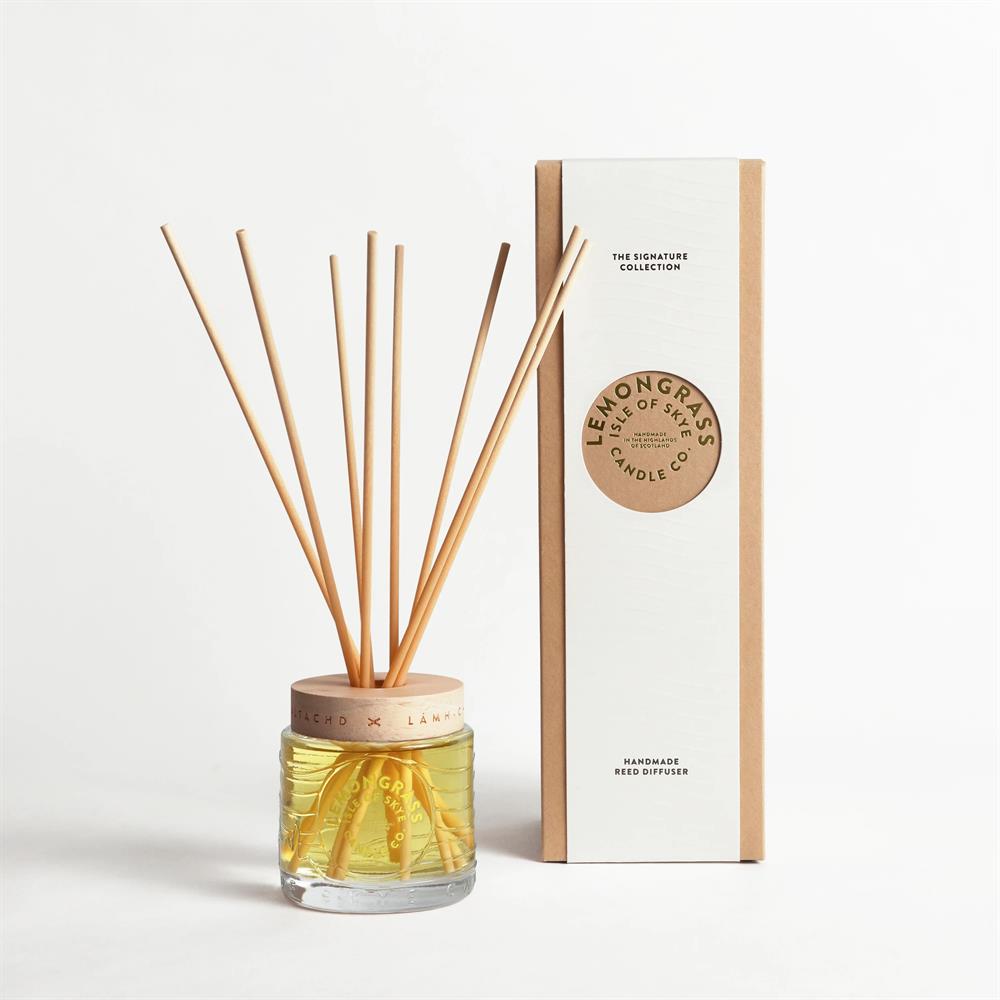 Lemongrass Reed Diffuser 27cmx. 8.5cm x 8.5cm
