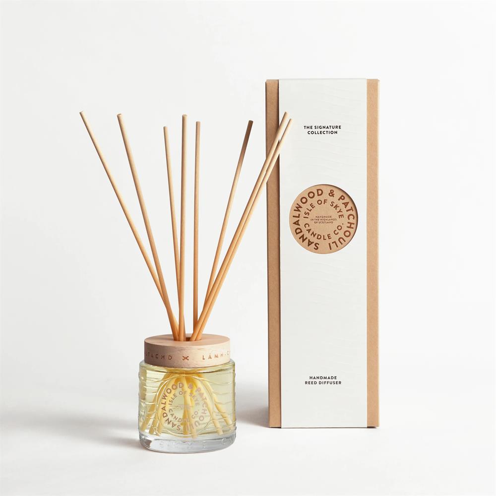 Sandalwood & patchouli Reed Diffuser 27cm x 8.5cm x 8.5cm