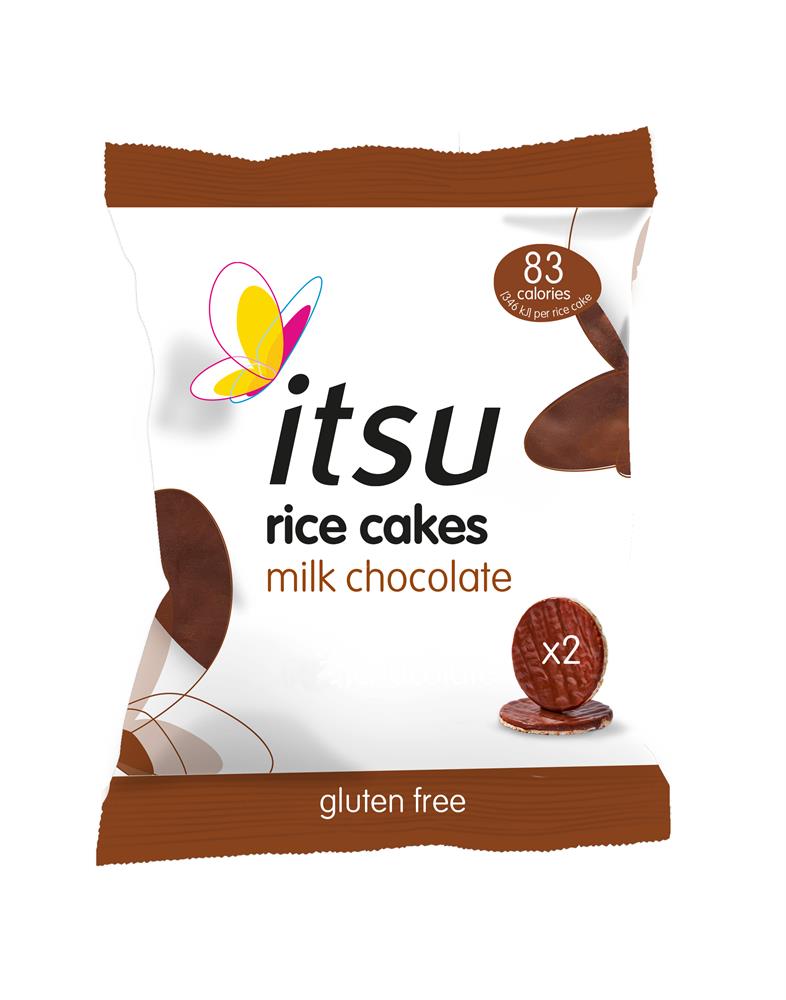 Milk Chocolate Rice Cakes (Pack of 12)