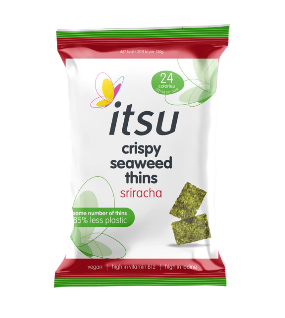 Sriracha Seaweed Thins (Pack of 20)