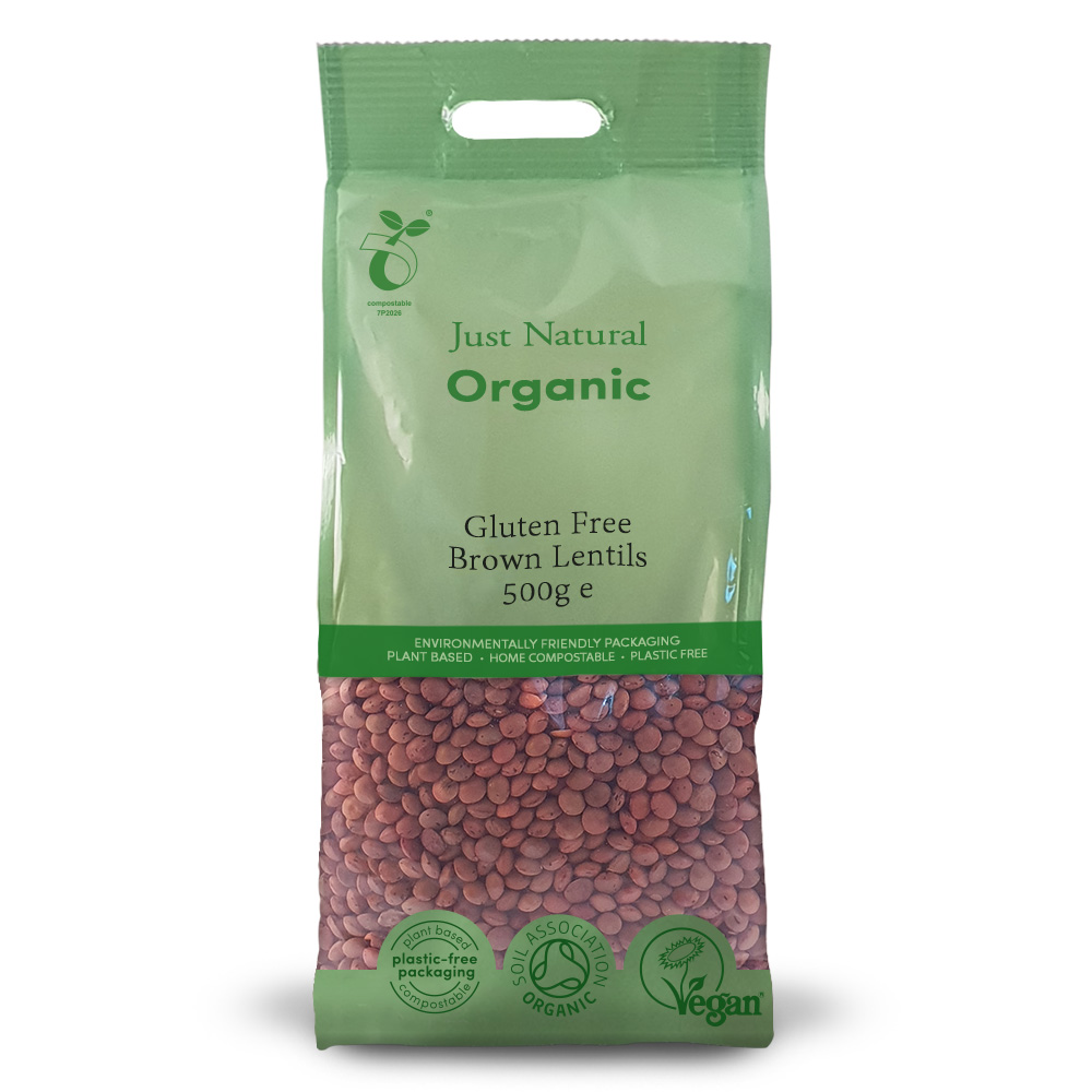 Org Gluten free Brown Lentils