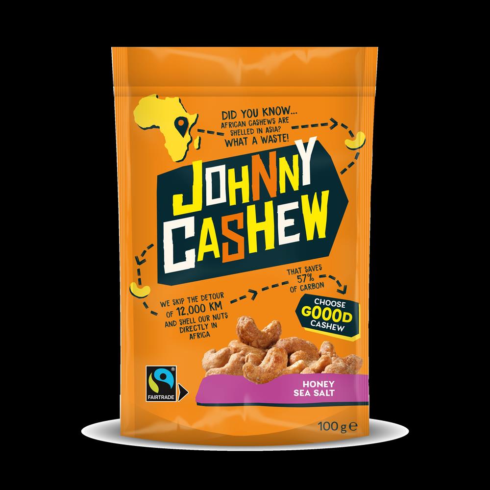 Johnny Cashew Honey & Sea Salt 100g