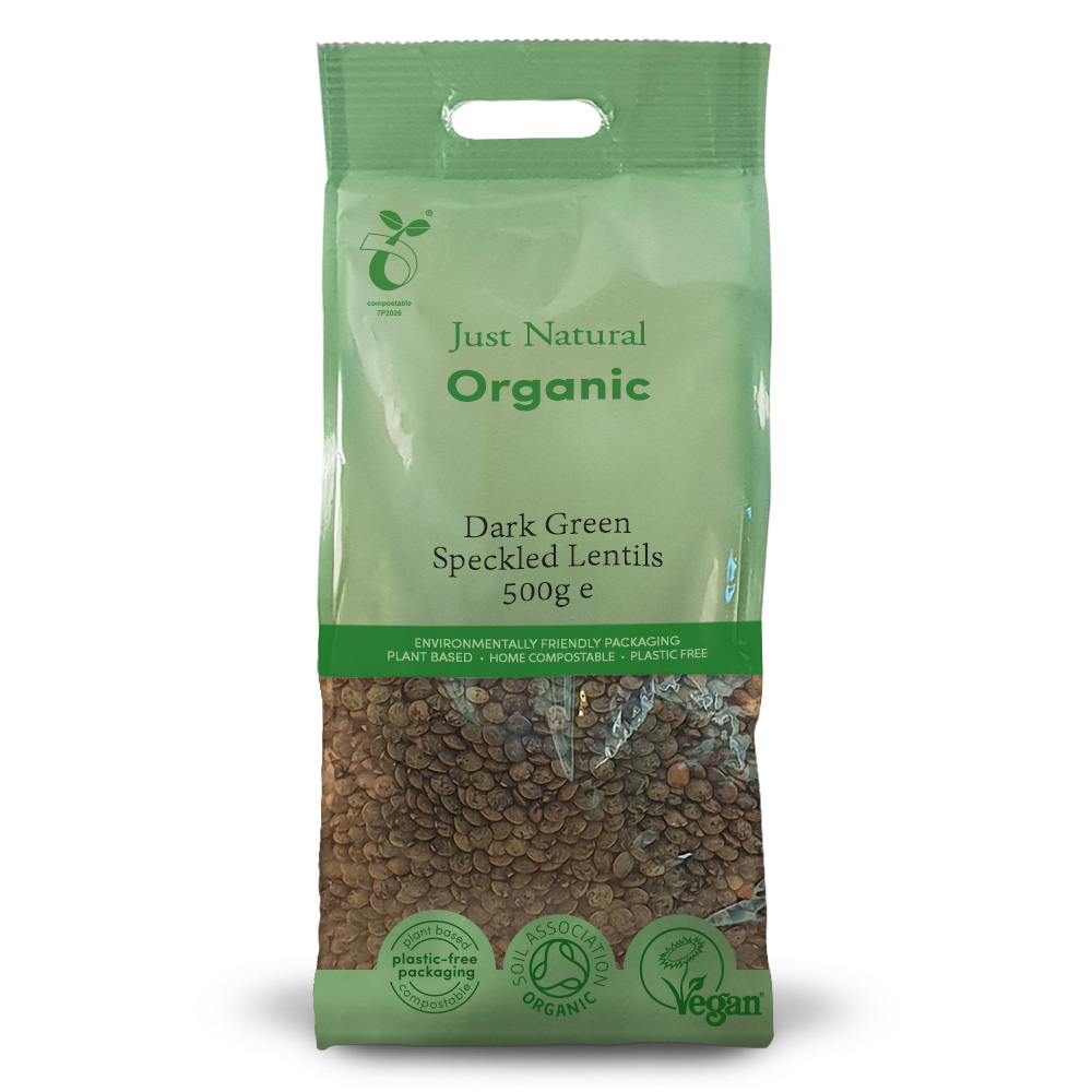 Org Dark Green Lentils