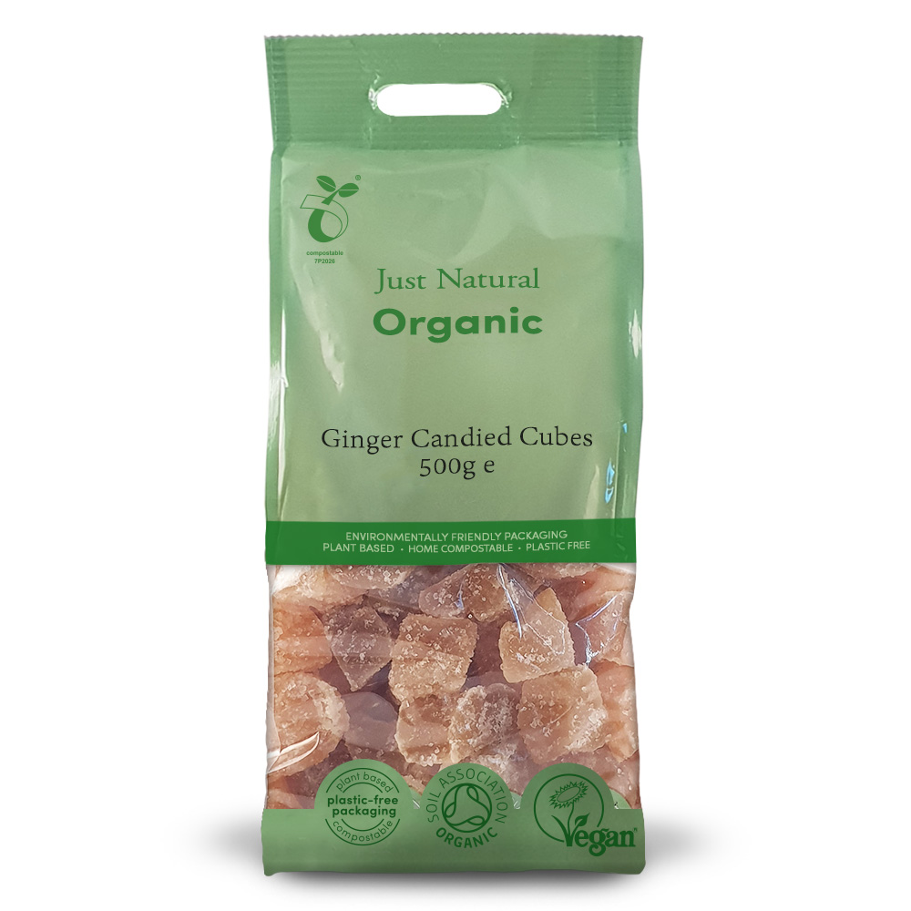 Org Ginger Candied Cubes