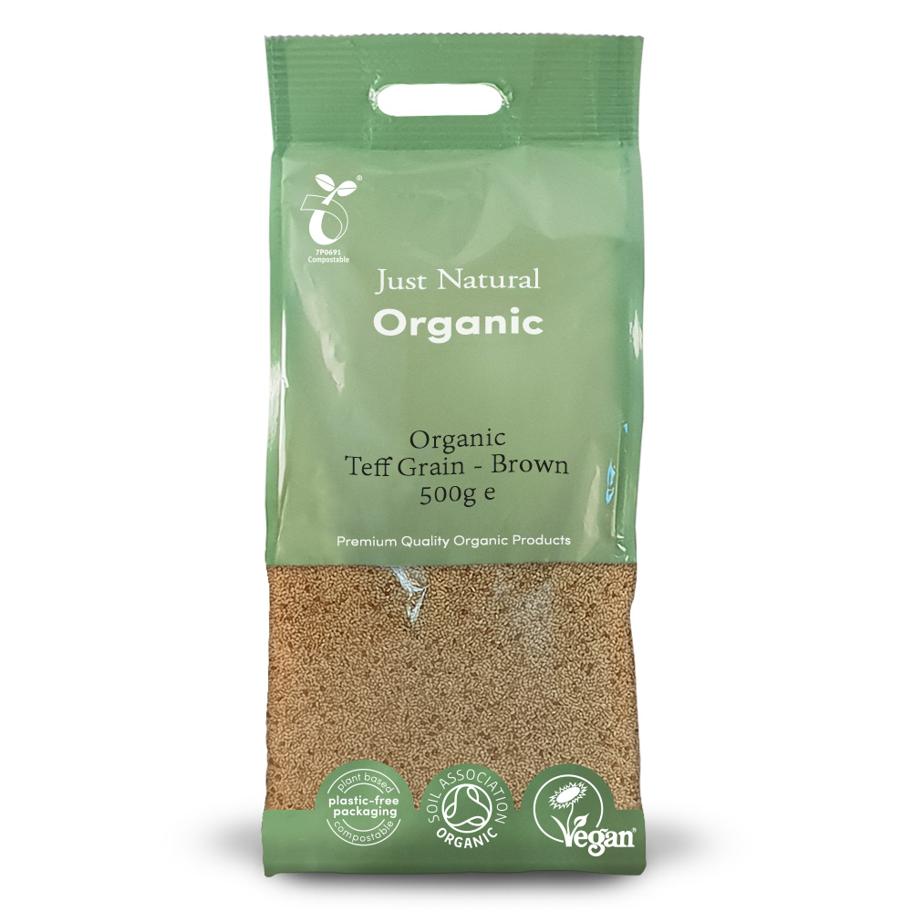 Org Brown Teff Grain