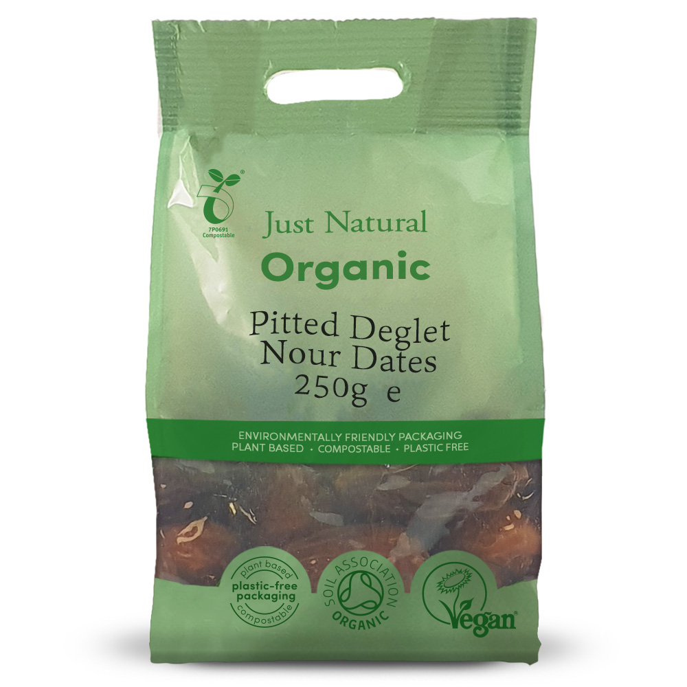 Organic Dates Pitted Deglet Nour 250g
