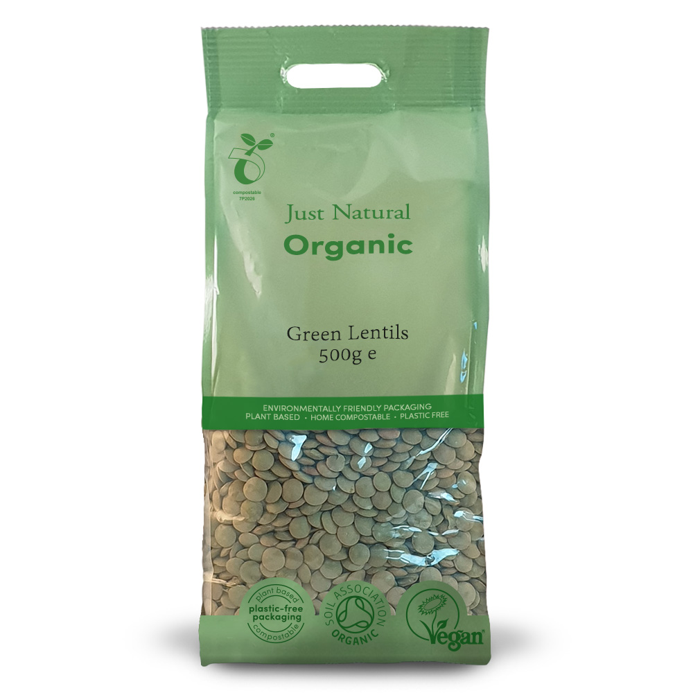 Organic Green Lentils