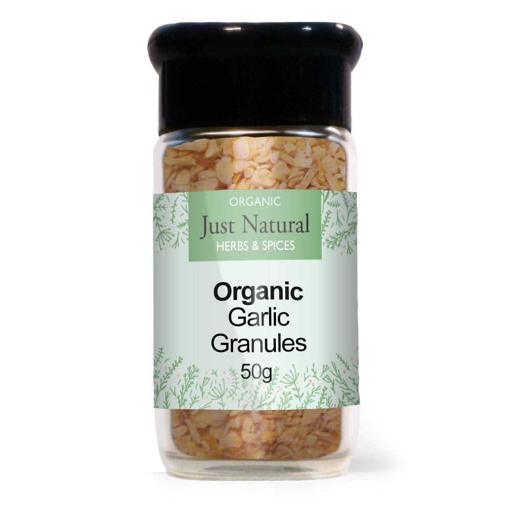 Org Garlic Granules Jar
