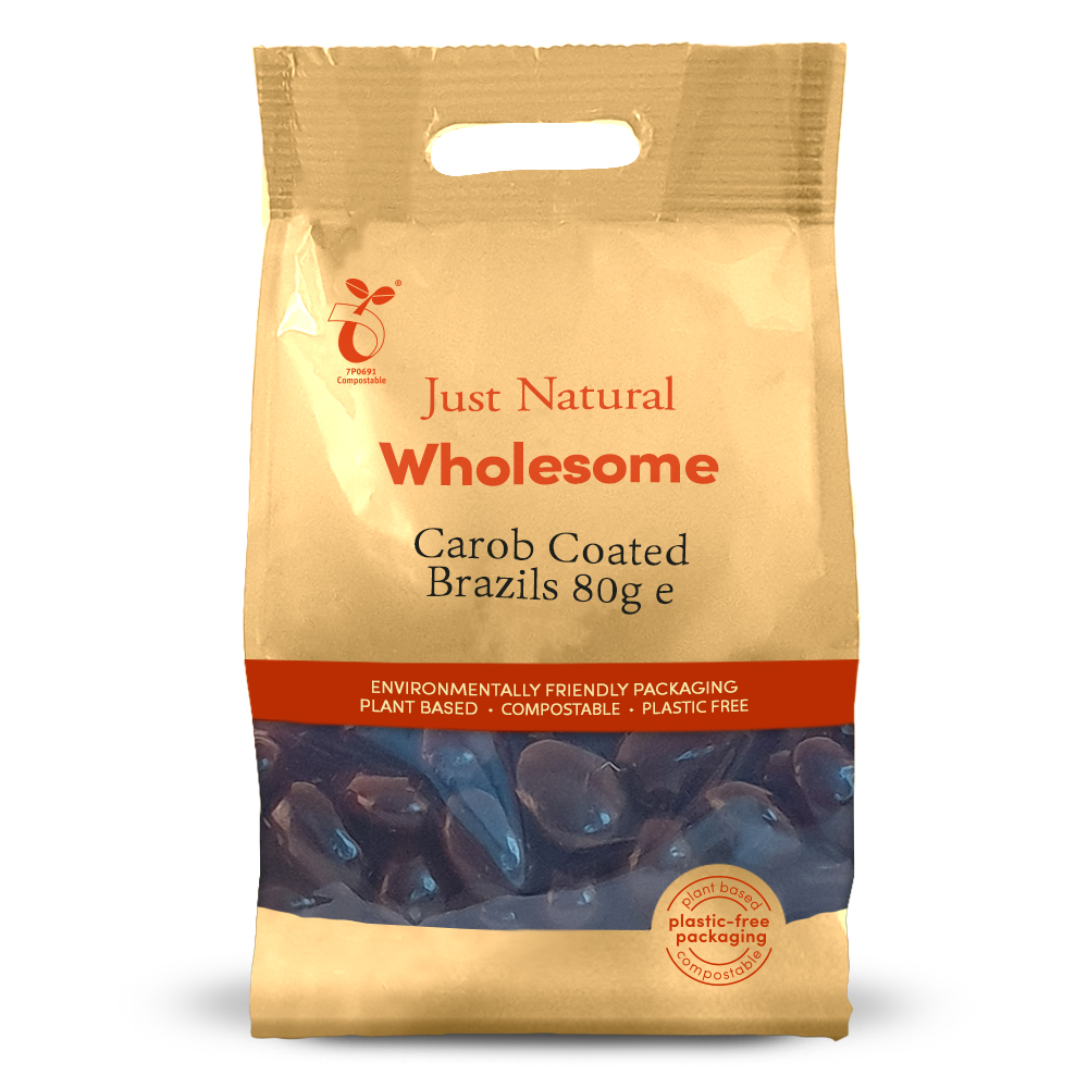 Carob Coated Brazil Nuts