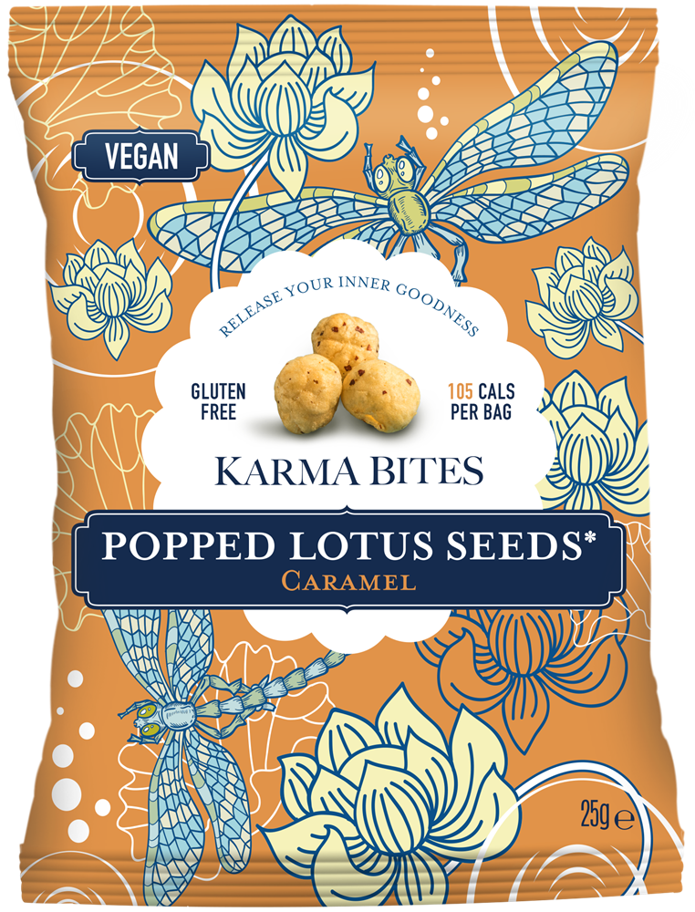 Popped Lotus Seeds Caramel (Pack of 12)