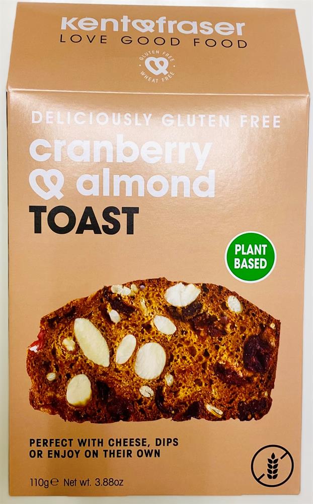 Cranberry & Almond Toast (Pack of 6)