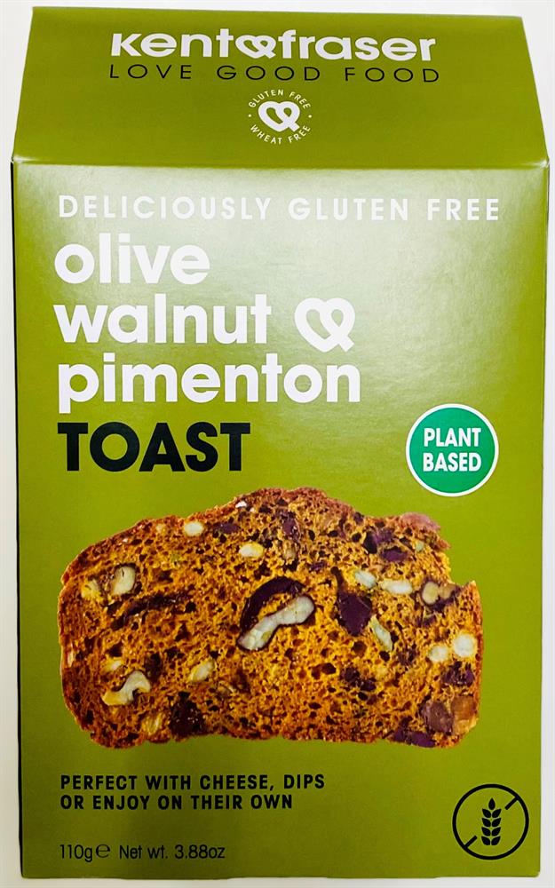 Olive Walnut Pimenton Toast