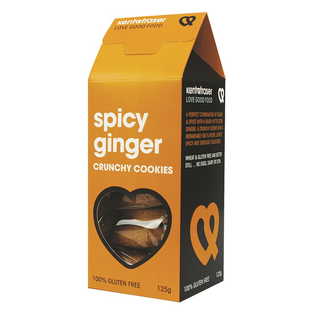 Spicy Ginger Crunchy Cookies (Pack of 6)