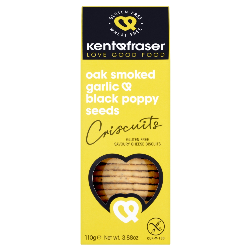 Oak Smoked Garlic Cheese Wafer (Pack of 6)
