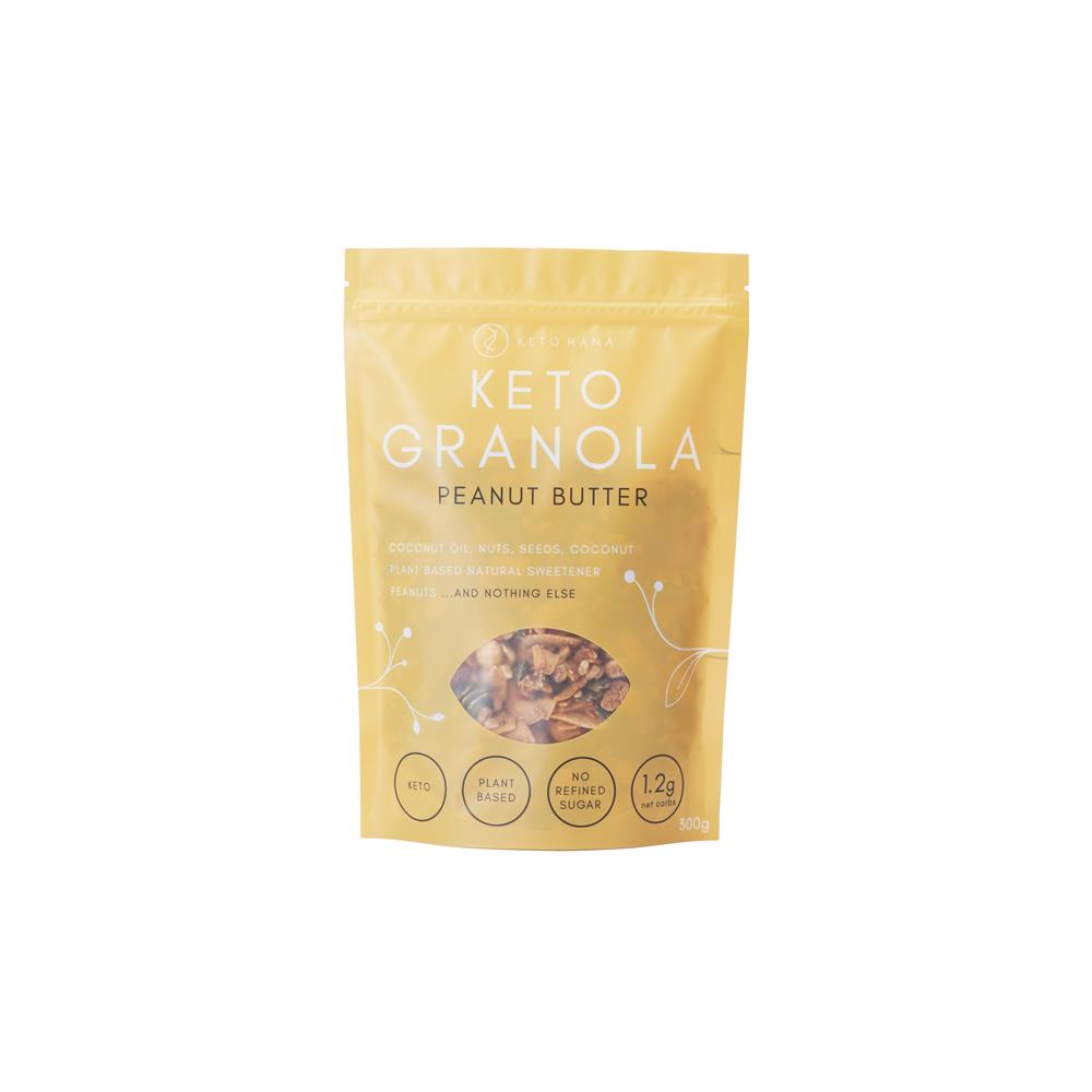 Peanut Butter Keto Granola
