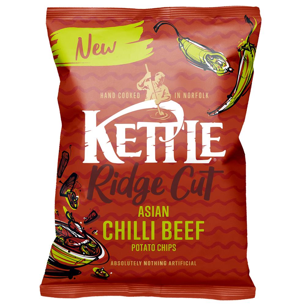 Asian Chilli Beef Ridge Chips 130g