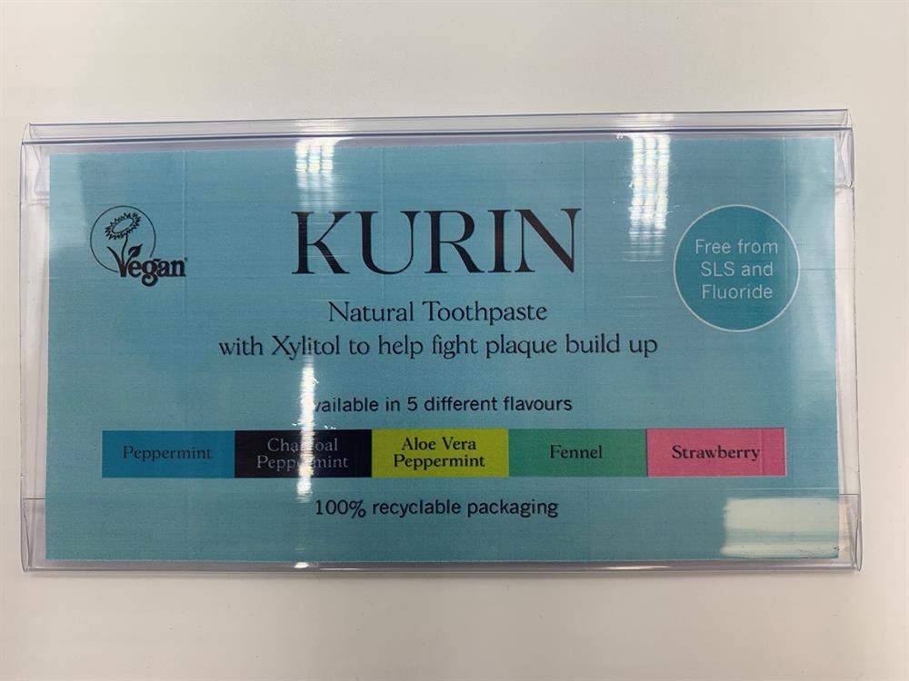 Kurin Branded Shelf Talker